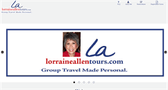 Desktop Screenshot of lorraineallentours.com