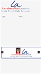 Mobile Screenshot of lorraineallentours.com